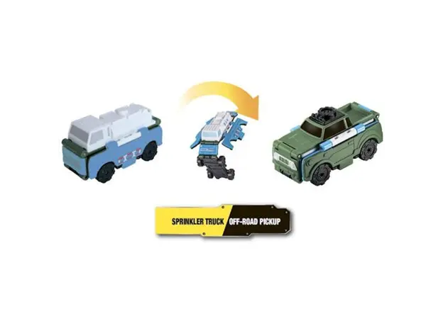 სათამაშო მანქანა TransRacers Sprinkler Truck & Off-road Pickup, 3 image