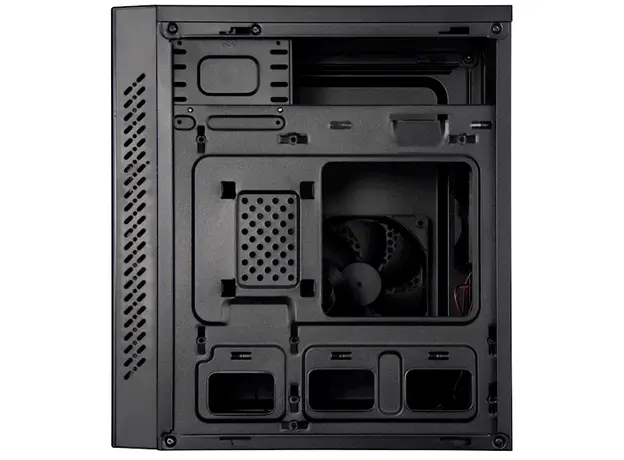 ქეისი ALLX AX-B1735, Computer Case, Micro-ATX, ITX, USBx2, AUDIO, Black, 3 image