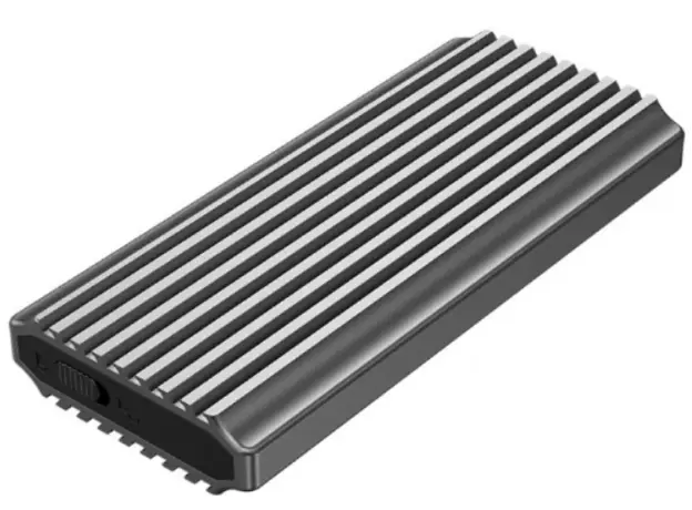 მყარი დისკის ყუთი Gembird EE2280-U3C-03 USB 3.1 enclosure for M.2 NVMe Drives Backlighted Aluminum, 3 image