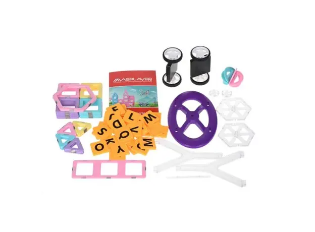 კონსტრუქტორი Magplayer Designer magnetic box set 81 e. MPT2-81, 3 image