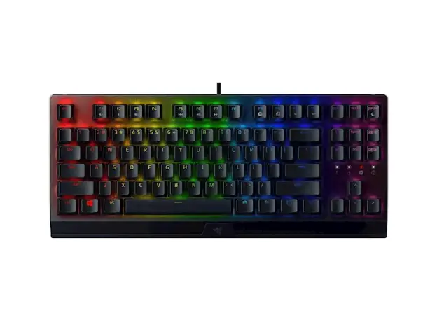 კლავიატურა Razer BlackWidow V3 TKL RGB 94key Green Switch USB EN Black