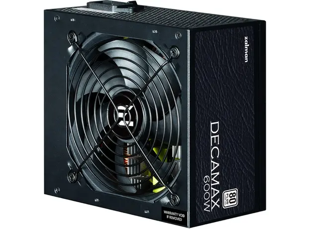 კვების ბლოკი Zalman ZM600-LX3 TeraMax, 600W, 80 Plus, Power Supply, Black, 4 image