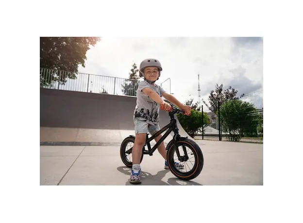 საბავშვო ბალანს ველოსიპედი Miqilong ZCY-RVA12 Bigovel, 12", Children's Balance Bicycle, Black, 6 image