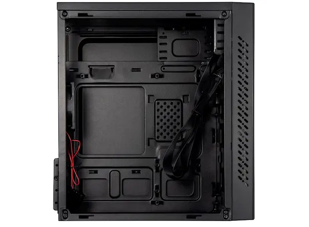 ქეისი ALLX AX-B1735, Computer Case, Micro-ATX, ITX, USBx2, AUDIO, Black, 4 image