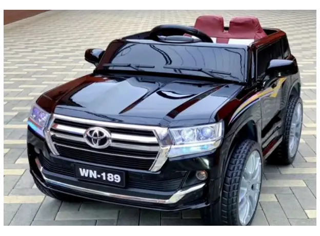ბავშვის ელექტრო მანქანა TOYOTA D-189-B ტყავის სავარძლით, 3 image