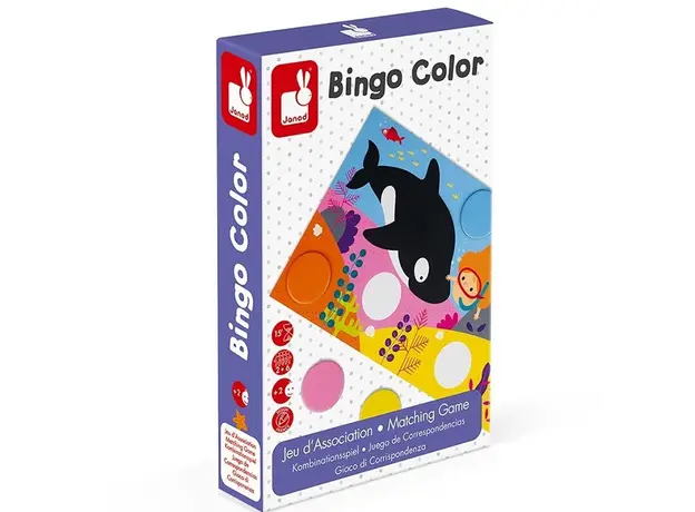 სამაგიდო თამაში Janod Matching game - Bingo color, 2 image