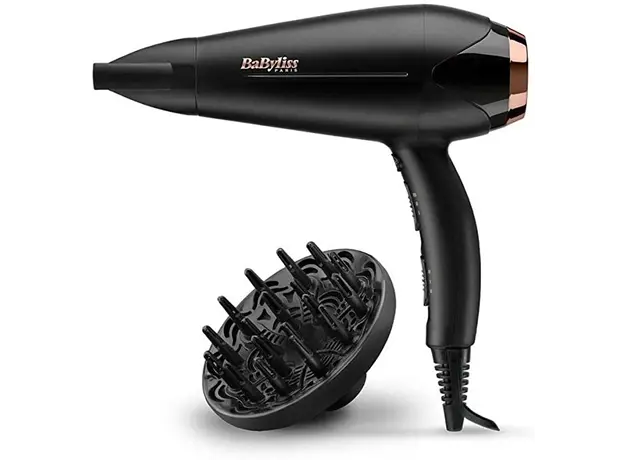 თმის საშრობი Babyliss D570DE Turbo Shine 2200 Hair Dryer Black/Bronze