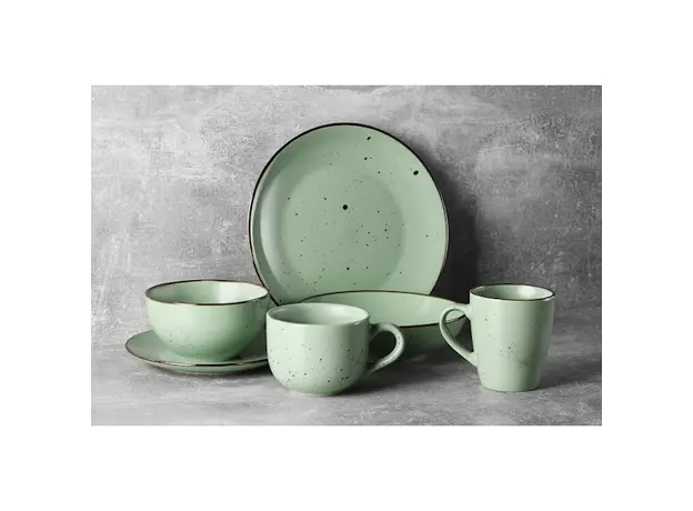 ჭიქა Ardesto AR2948GGC Cup Bagheria, 480 ml, Ceramics Pastel Green, 2 image