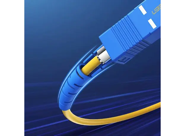 ოპტიკური ქსელის კაბელი UGREEN NW129 (70662) FC/UPC To FC/UPC Simplex Single Mode Fiber Optic Patch Cable 3M, 7 image