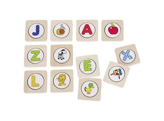 სამაგიდო თამაში Goki Memo game, learning the alphabet 56719G, 2 image