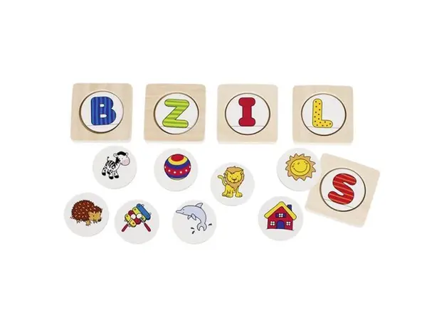 სამაგიდო თამაში Goki Memo game, learning the alphabet 56719G, 3 image