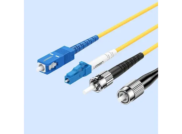 ოპტიკური ქსელის კაბელი UGREEN NW129 (70662) FC/UPC To FC/UPC Simplex Single Mode Fiber Optic Patch Cable 3M, 3 image