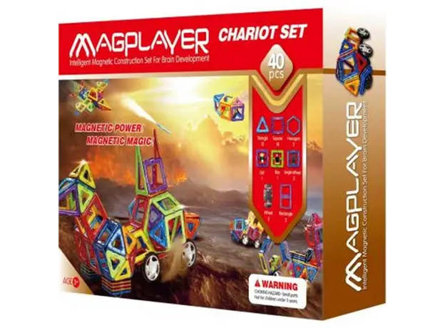 კონსტრუქტორი MagPlayer MPB-40, 2 image