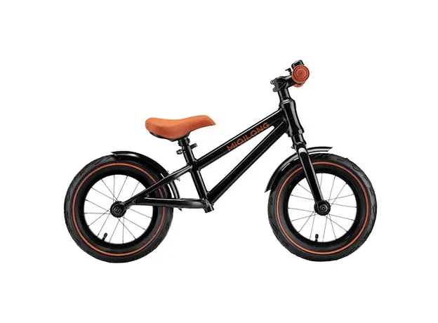 საბავშვო ბალანს ველოსიპედი Miqilong ZCY-RVA12 Bigovel, 12", Children's Balance Bicycle, Black, 2 image