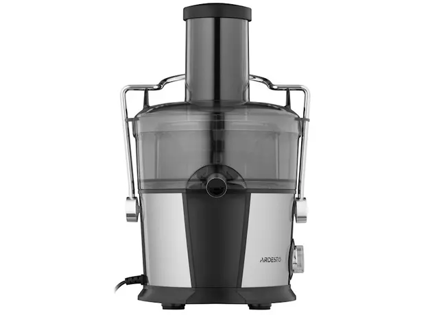 წვენსაწური Ardesto centrifugal juicer, 1100W, bowl-1L, plastic/iron, silver-black, 4 image