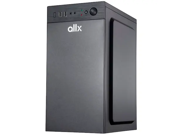 ქეისი ALLX AX-B1734, Computer Case, Micro-ATX, ITX, USBx2, AUDIO, Black, 6 image
