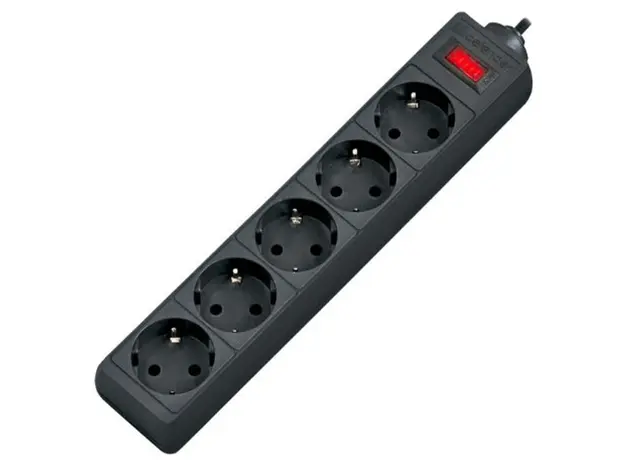 დამაგრძელებელი კაბელი Defender Power Strip ES 1.8m 5 Plug