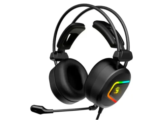ყურსასმენი A4tech Bloody MC750 ANC RGB Gaming Headset Black, 2 image