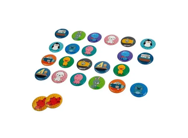 სათამაშო აბაზანისთვის Janod Bath memory 24 cards, 4 image