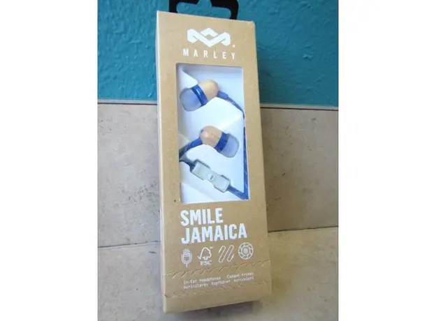 ყურსასმენი House of Marley EM-JE041-DNB Smile Jamaica In-Ear Headphones With Remote And Microphone DENIM, 5 image
