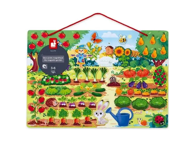 სათამაშო ბოსტანი Janod My Magnetic Garden