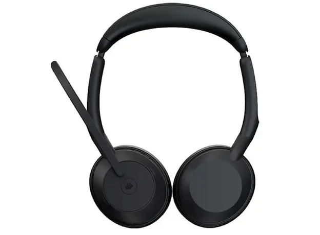 ყურსასმენი Jabra 25599-999-999 Evolve2 55, Link380a MS Stereo, Headset, Wireless, Bluetooth, USB, Black, 5 image