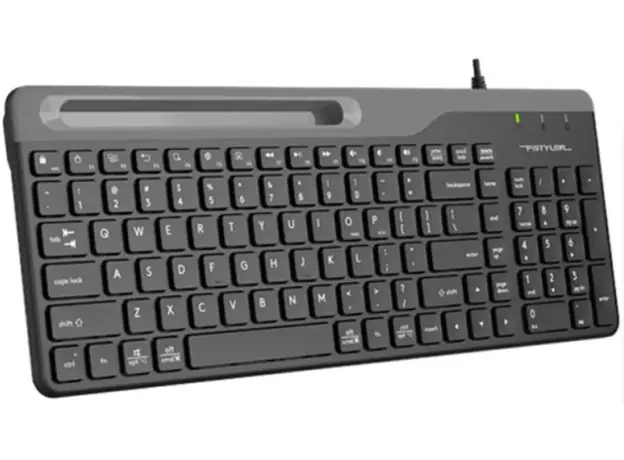 კლავიატურა A4tech Fstyler FK25 Multimedia Keyboard USB EN/RU Black, 3 image