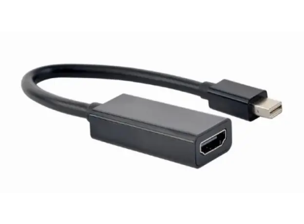 ადაპტერი Gembird A-mDPM-HDMIF4K-01 4K Mini DisplayPort to HDMI Adapter Cable Black