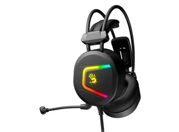 ყურსასმენი A4tech Bloody MC750 ANC RGB Gaming Headset Black, 5 image