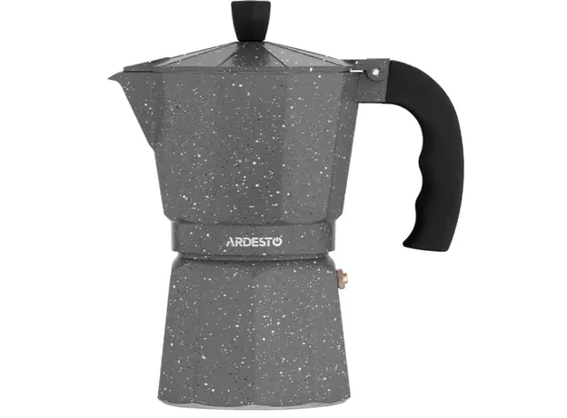ყავის მადუღარა Ardesto Coffee Maker Gemini Molise, 6 cups, grey, aluminum, 2 image