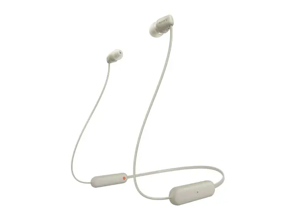 ყურსასმენი Sony WI-C100 Wireless In-Ear Earphones WIC100C.E - Beige, 2 image