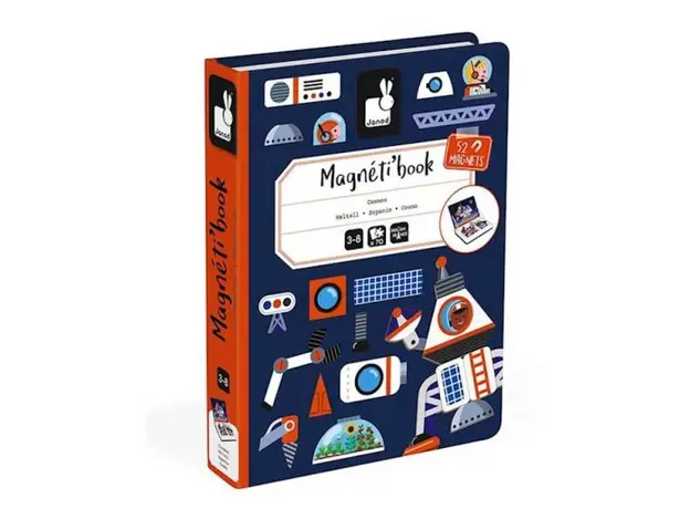 ლოგიკური თამაში Janod Cosmos Magnetic book, 5 image