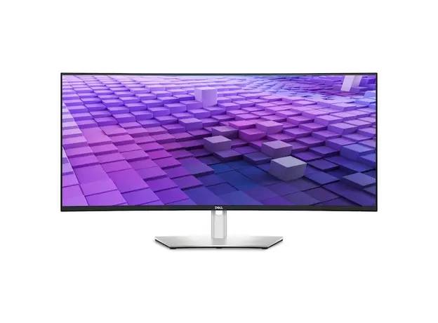 მონიტორი Dell 210-BHXB UltraSharp 38, 37.5", Curved Monitor, QHD, IPS, HDMI, USB-C, DP, RJ-45, Silver