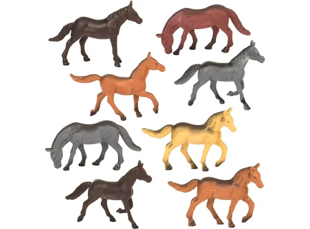 ცხენების სათამაშო ნაკრები Terra HORSES IN TUBE, 3 image