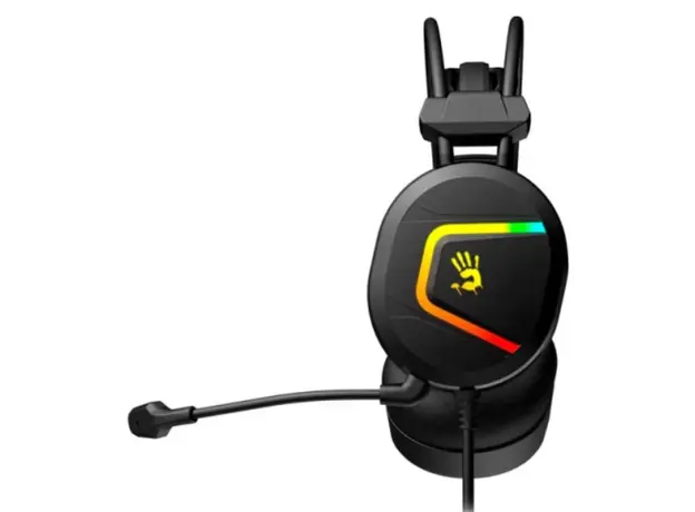 ყურსასმენი A4tech Bloody MC750 ANC RGB Gaming Headset Black, 6 image