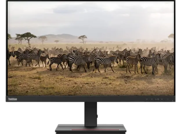 მონიტორი Lenovo ThinkVision E27 27" IPS 1920x1080 4ms 75Hz Black, 2 image