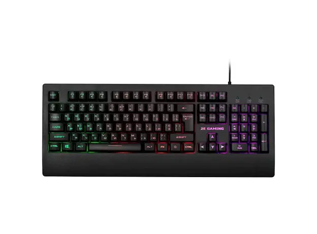 კლავიატურა 2E GAMING Keyboard KG330 LED USB Black Ukr, 2 image