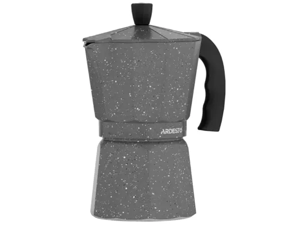 ყავის მადუღარა Ardesto Coffee Maker Gemini Molise, 6 cups, grey, aluminum, 3 image