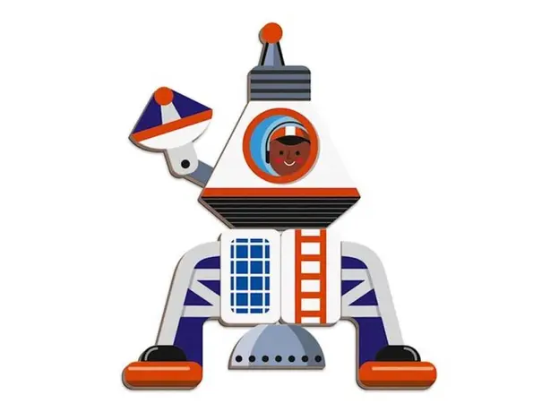 ლოგიკური თამაში Janod Cosmos Magnetic book, 4 image