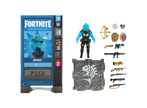სათამაშო ნაკრები Fortnite Vending Machine Rippley