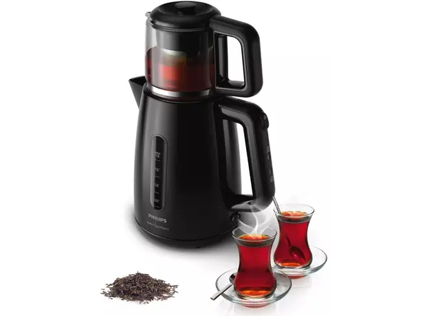 ელექტრო ჩაიდანი Philips HD7301/00, 1700W, 1.9L, Electric Kettle, Black, 4 image