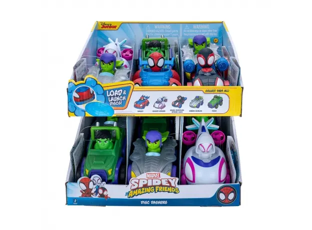 სათამაშო მანქანა Spidey Little Vehicle Ghost Spider W1, 4 image