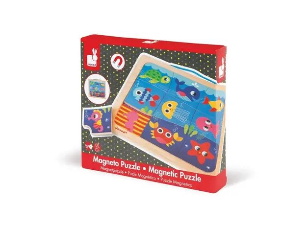 მაგნიტური ფაზლი Janod Magnetic puzzle J08181, 4 image