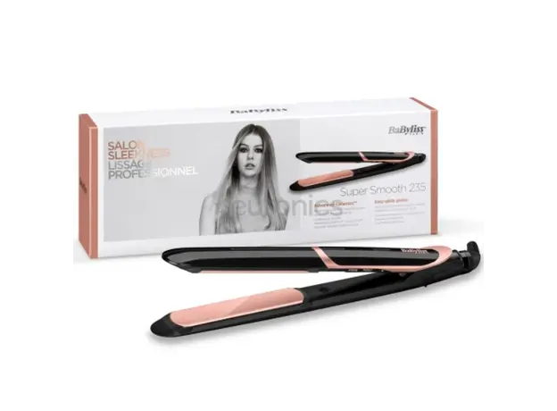 თმის უთო Babyliss ST391E Hair Straightener Black/Pink, 5 image