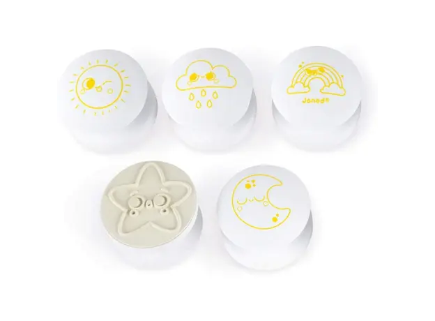 სათამაშო ნაკრები Janod SET OF 5 STAMPINOO BABY DREAM, 3 image