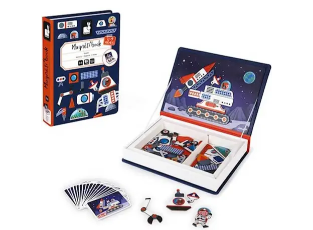 ლოგიკური თამაში Janod Cosmos Magnetic book