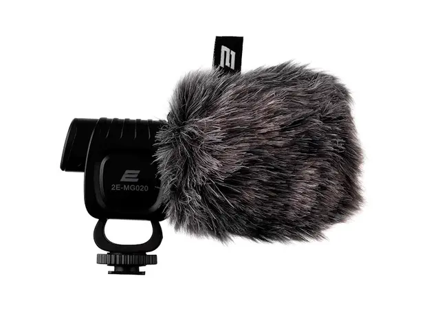 მიკროფონი 2E 2E-MG020 Shoutgun Pro, 3.5mm jack, Microphone, Black, 4 image
