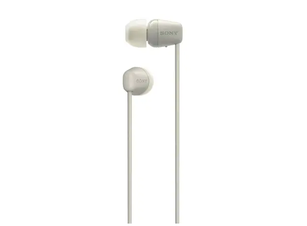 ყურსასმენი Sony WI-C100 Wireless In-Ear Earphones WIC100C.E - Beige, 3 image