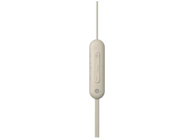 ყურსასმენი Sony WI-C100 Wireless In-Ear Earphones WIC100C.E - Beige, 4 image