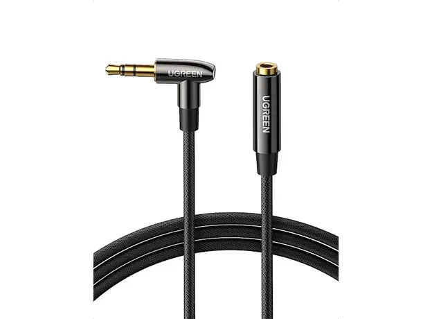 აუდიო ადაპტერი UGREEN AV188 (10683), 3.5mm Male to Female, Extension Cable, 5m, Black